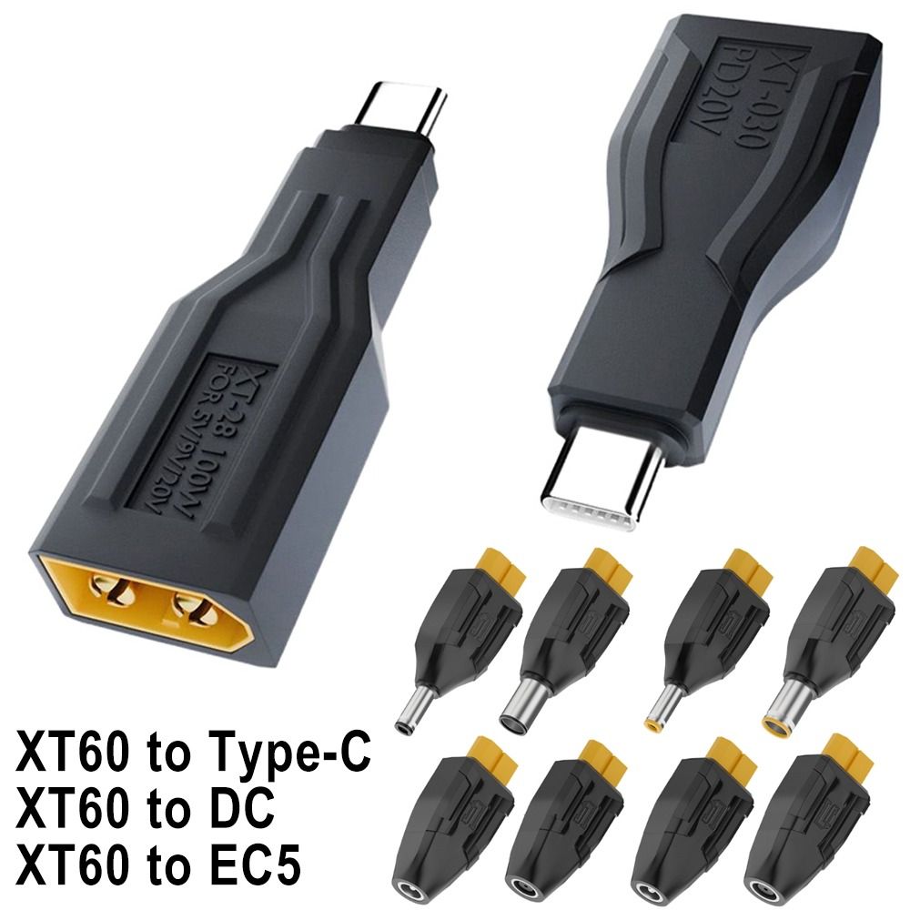 5525 7450 USB C إلى XT60 محول  - مراجعة Outdoor Power Adapter Usb C وسعره