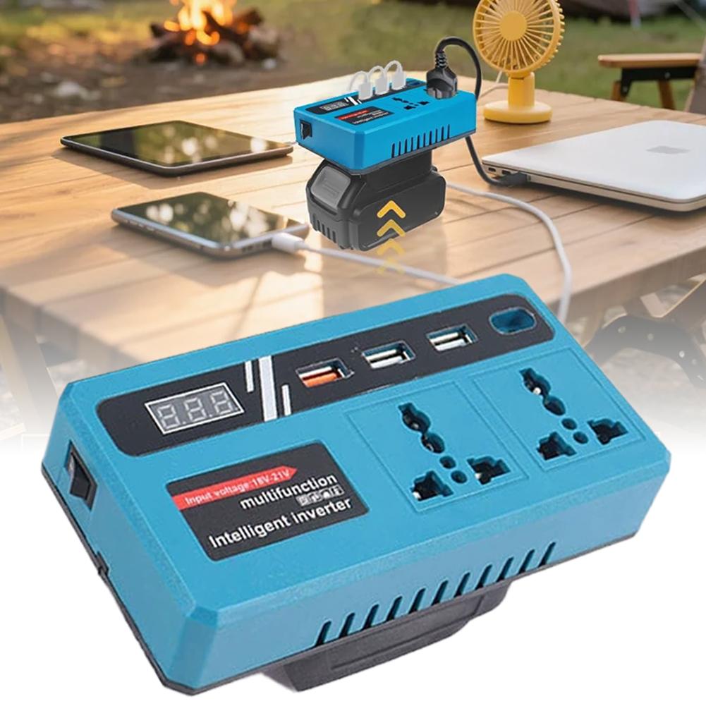 محول طاقة 18-21 فولت تيار مترد - مراجعة Ac Outdoor Power وسعره
