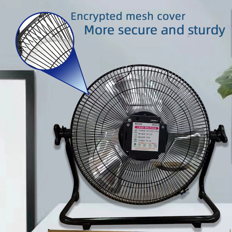 مروحة شمسية محمولة قابلة لإعاد - مراجعة Ac Outdoor Power وسعره